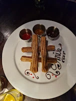 Churros with Chocolate and Caramel Dipping Sauce